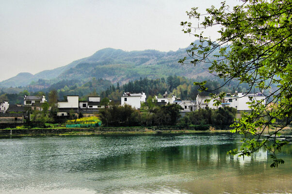 皖南美麗的小山村